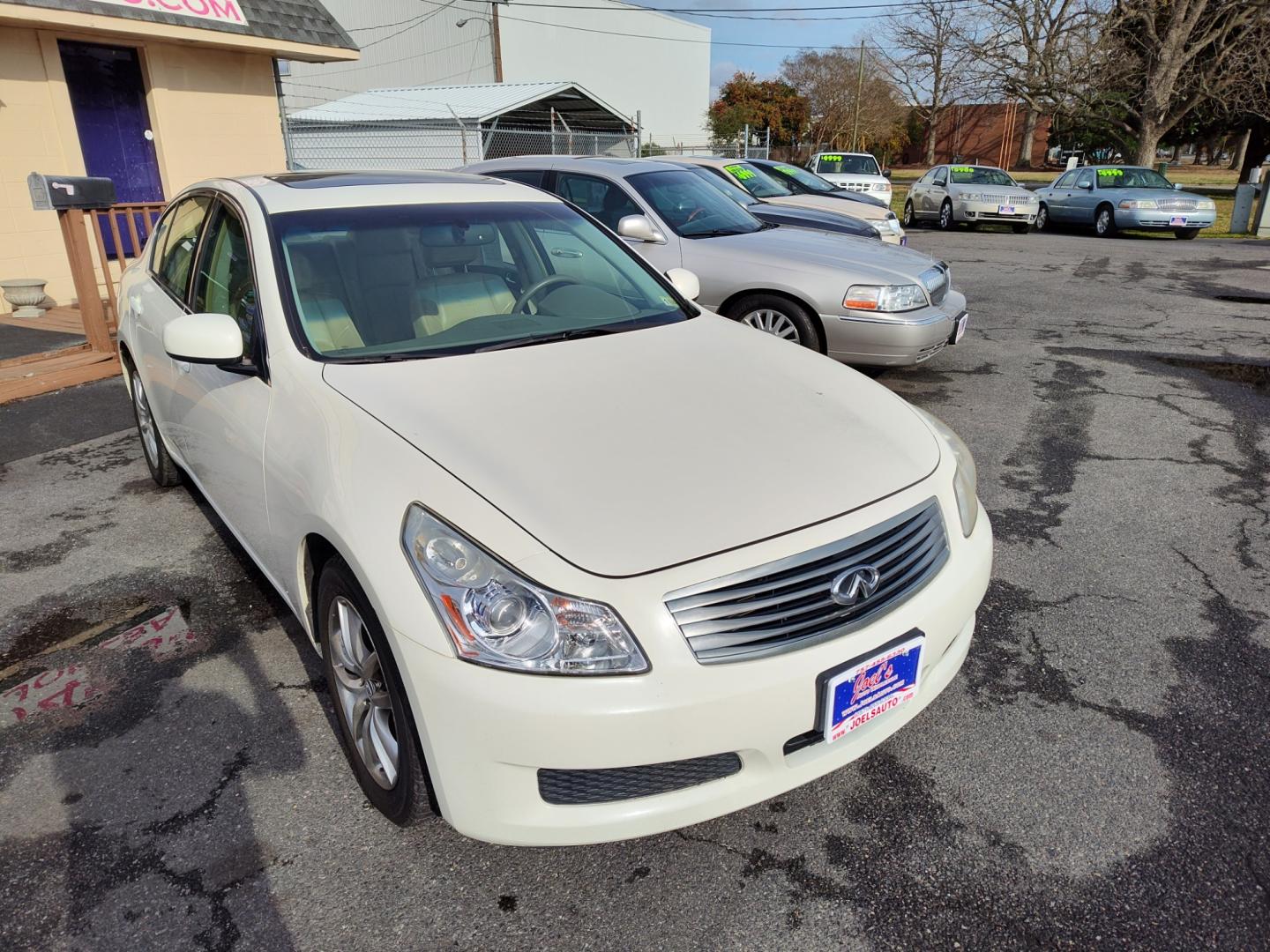 2007 WHITE Infiniti G35X (JNKBV61F57M) , Automatic transmission, located at 5700 Curlew Drive, Norfolk, VA, 23502, (757) 455-6330, 36.841885, -76.209412 - Photo#5